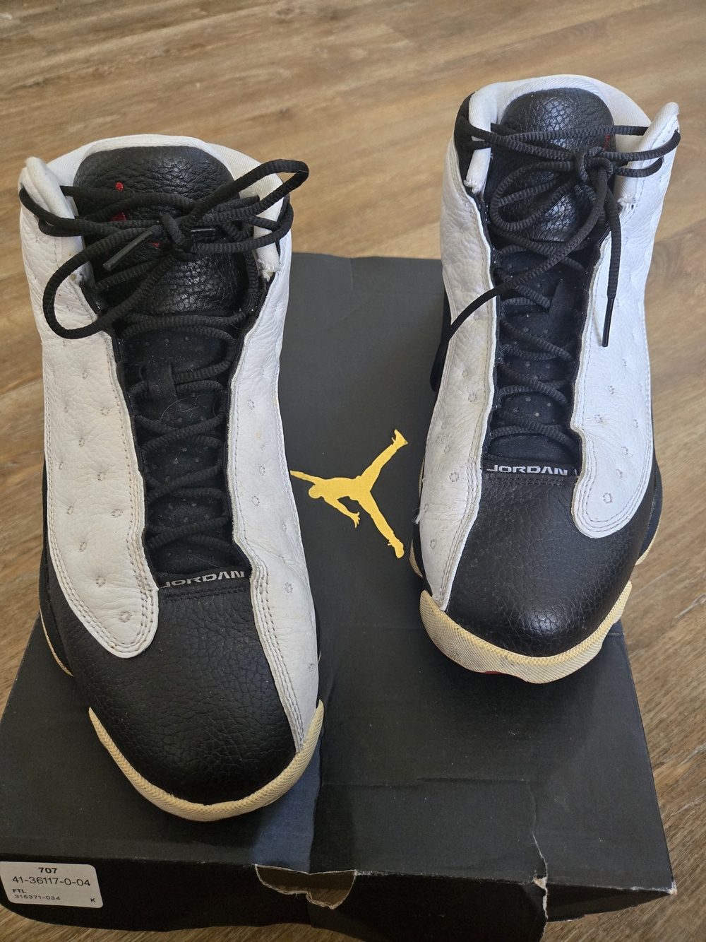 Jordan 13 Retro Men’s Black and White "He's Got Game" Basketball Shoes